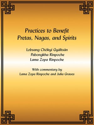 cover image of Practices to Benefit Pretas, Nagas and Spirits eBook